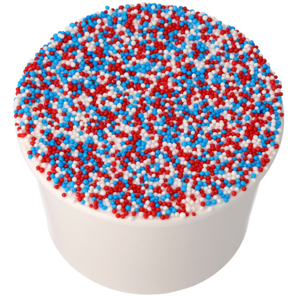 Red, White and Blue - Red 3 Free Nonpareils