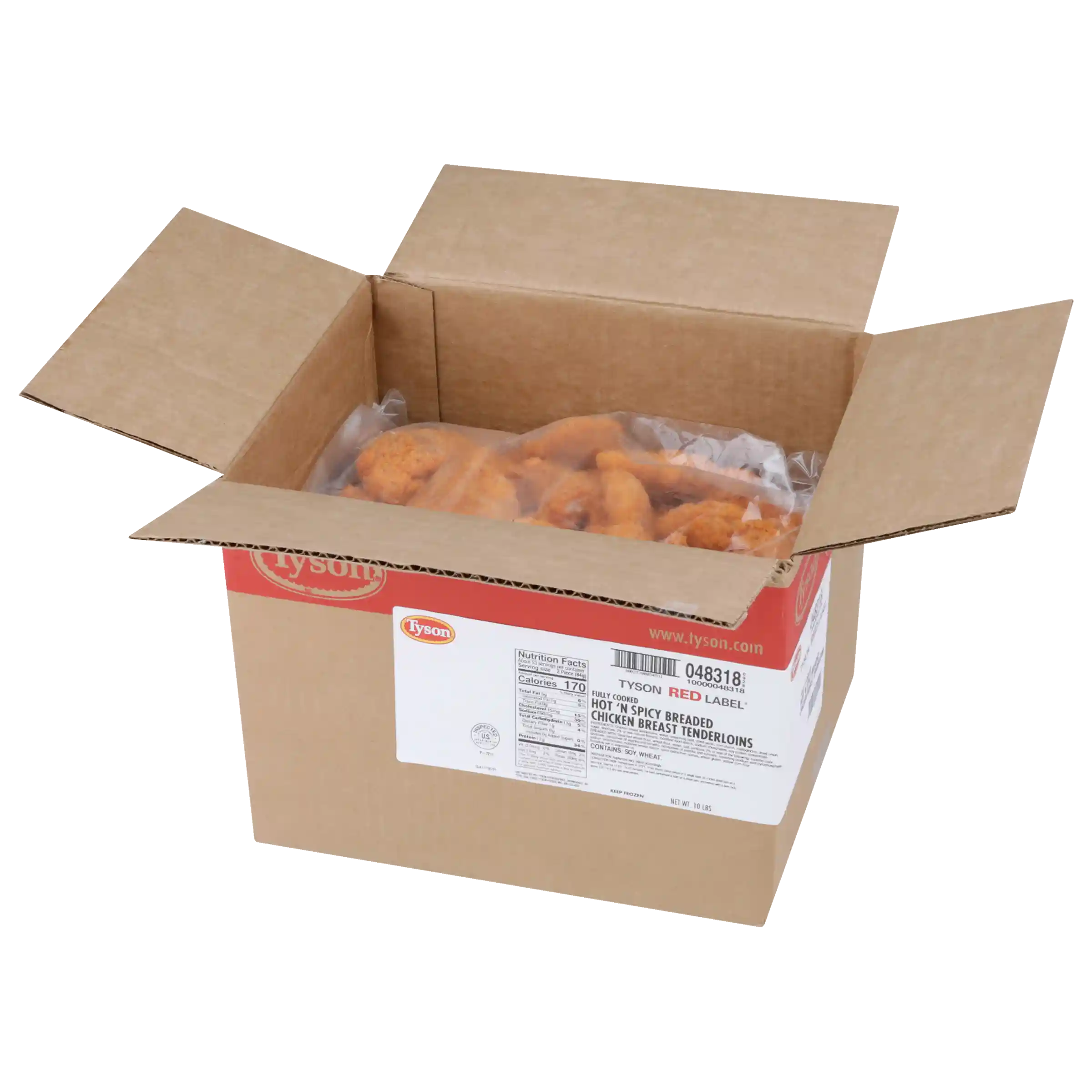Tyson Red Label® Fully Cooked Breaded Hot & Spicy Chicken Tenderloins_image_4