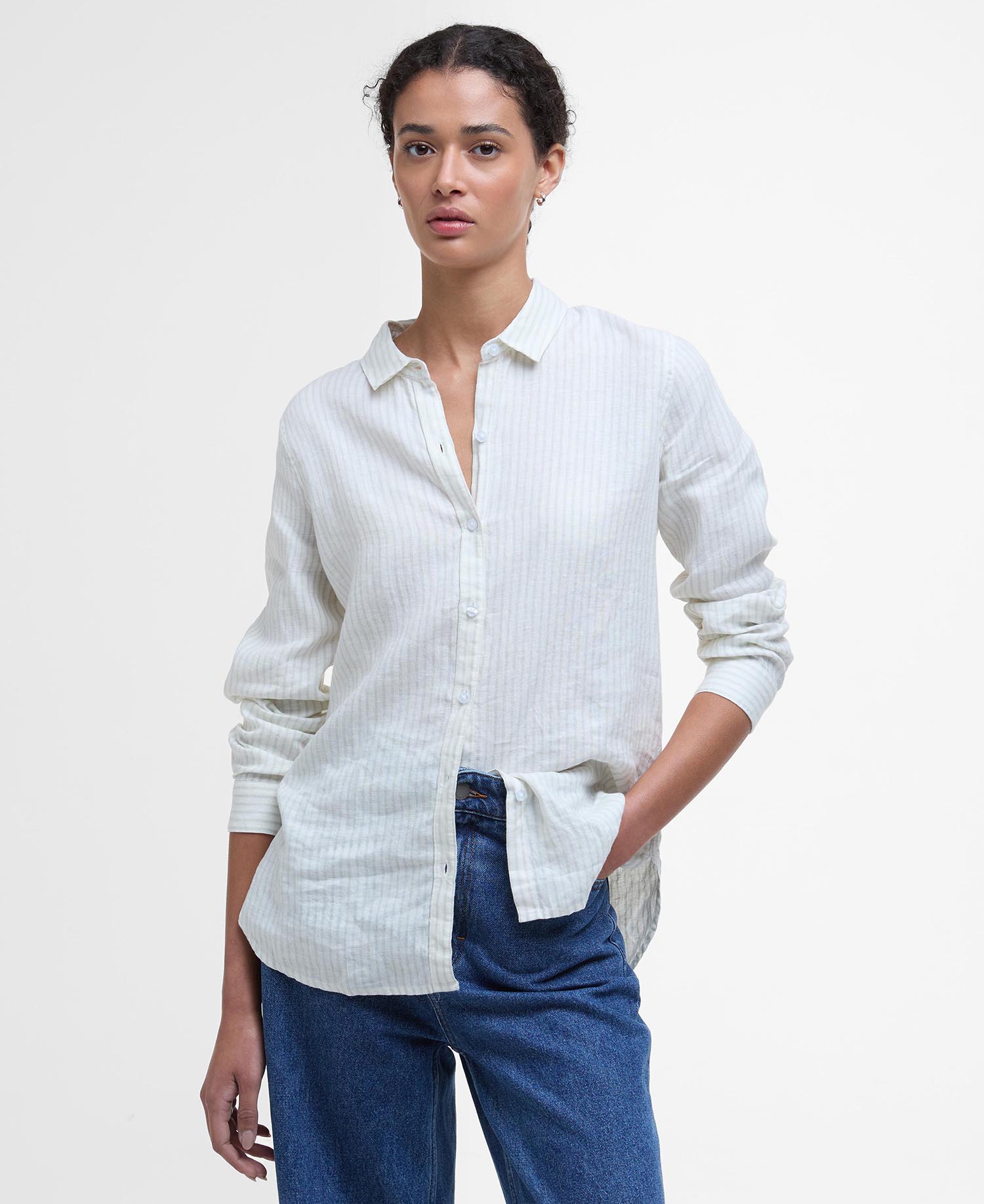 Camicia a maniche lunghe Marine dalla vestibilità comoda image number 0