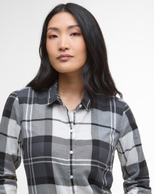 Bluse Bredon Charcoal Tartan