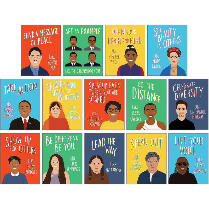 Mini Posters: Be an Ally Like Me Poster Set