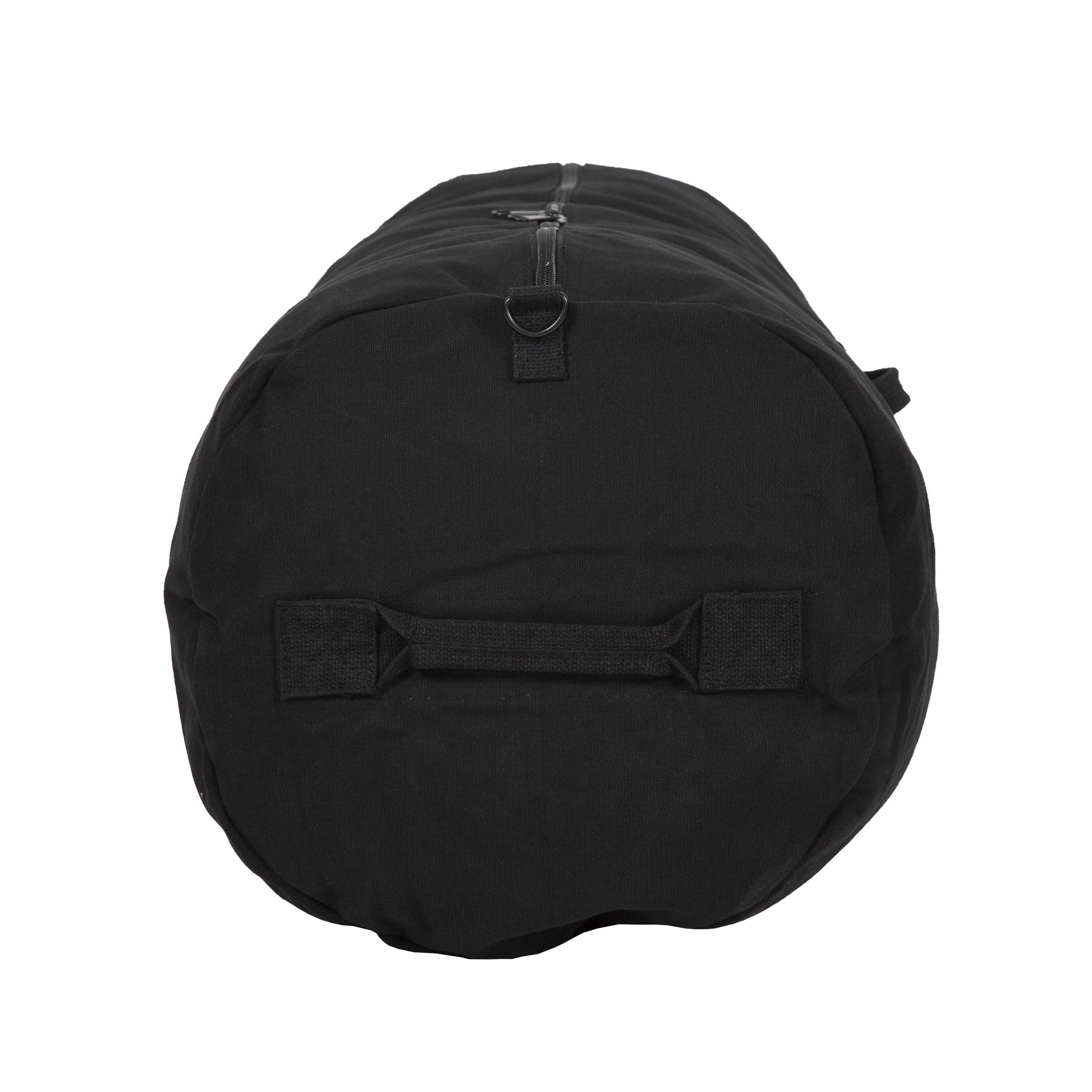 Canvas Duffle Bag With Zipper