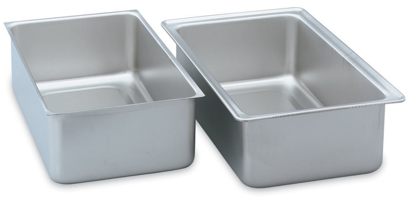 Full-size stainless steel steam table spillage pan