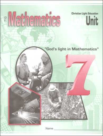 Christian Light Math LightUnit 710 Sunrise Edition