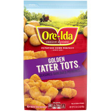 Ore-Ida Golden Tater Tots Seasoned Shredded Potatoes, 32 oz Bag