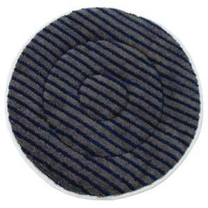 Hillyard, 17", Gray/Blue, Microfiber, Carpet Bonnet
