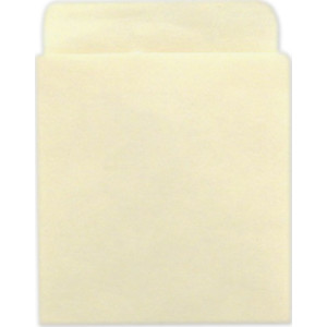 Bright Sticky Back Library Pockets, Manila, 40 count