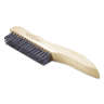 NSN7920002691259, AbilityOne®, SKILCRAFT, 10.5in, Scrub Brush, Steel Bristles, Tan