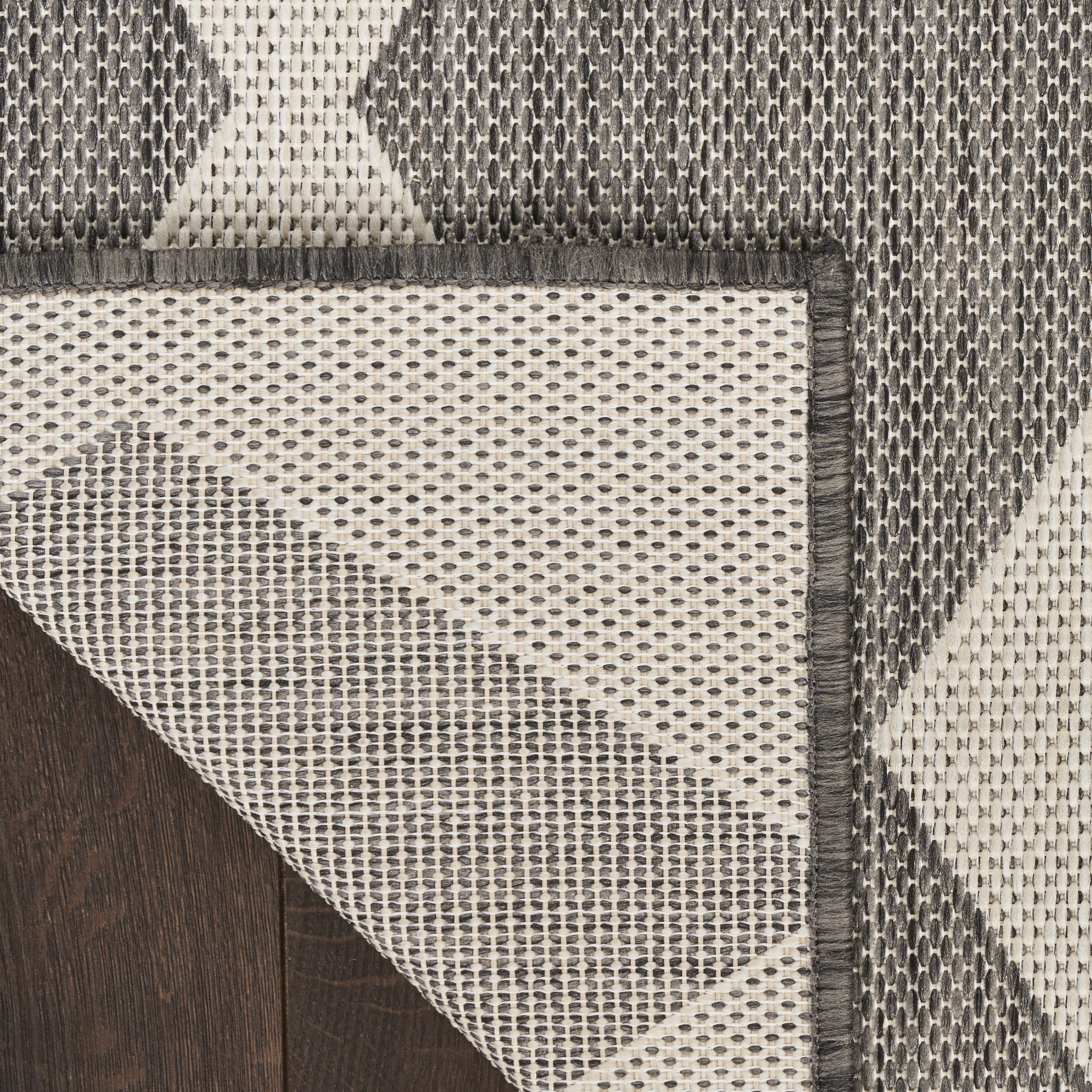 Nourison Positano 5' x 7' Charcoal Modern Rug