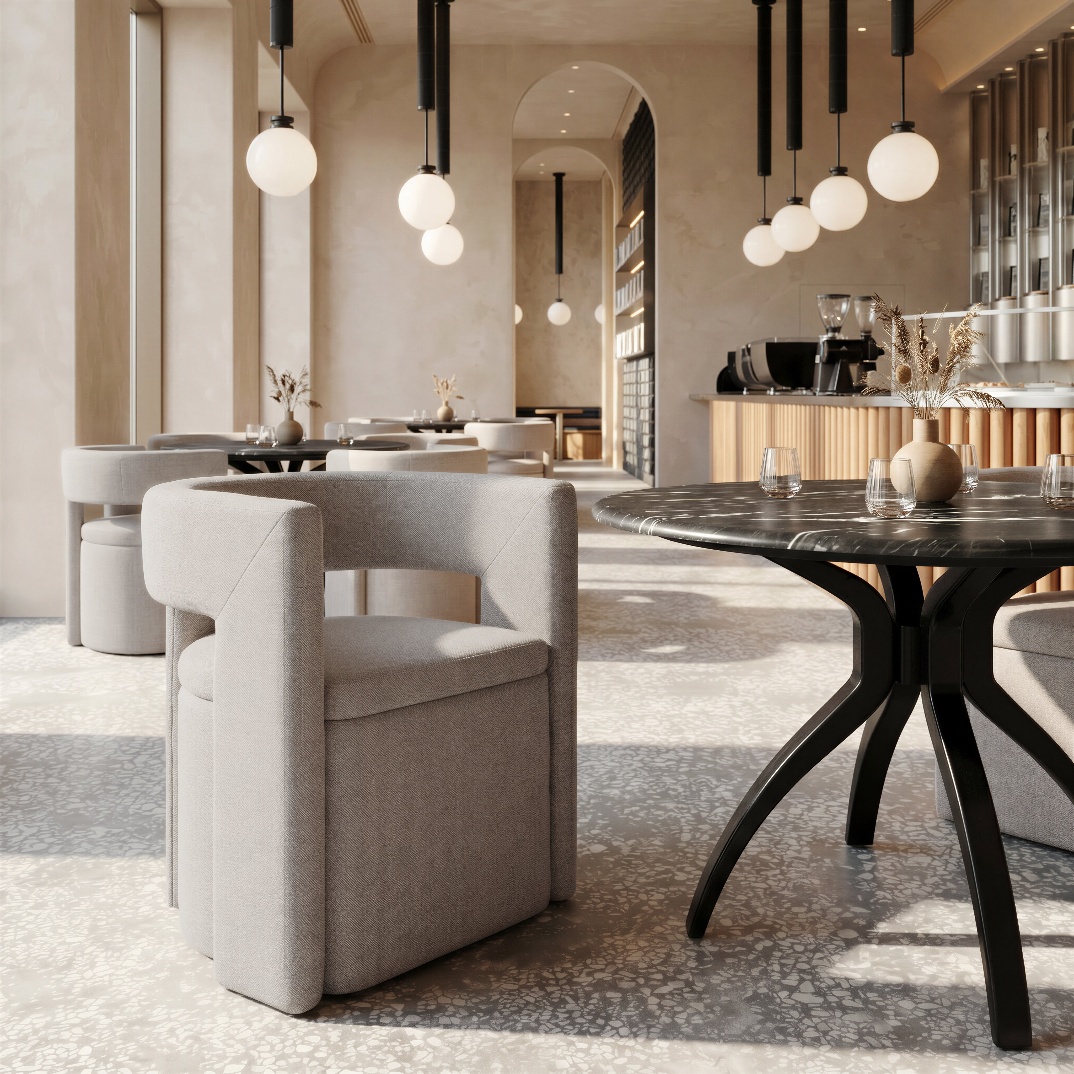 Sumay Dining Table Black product image