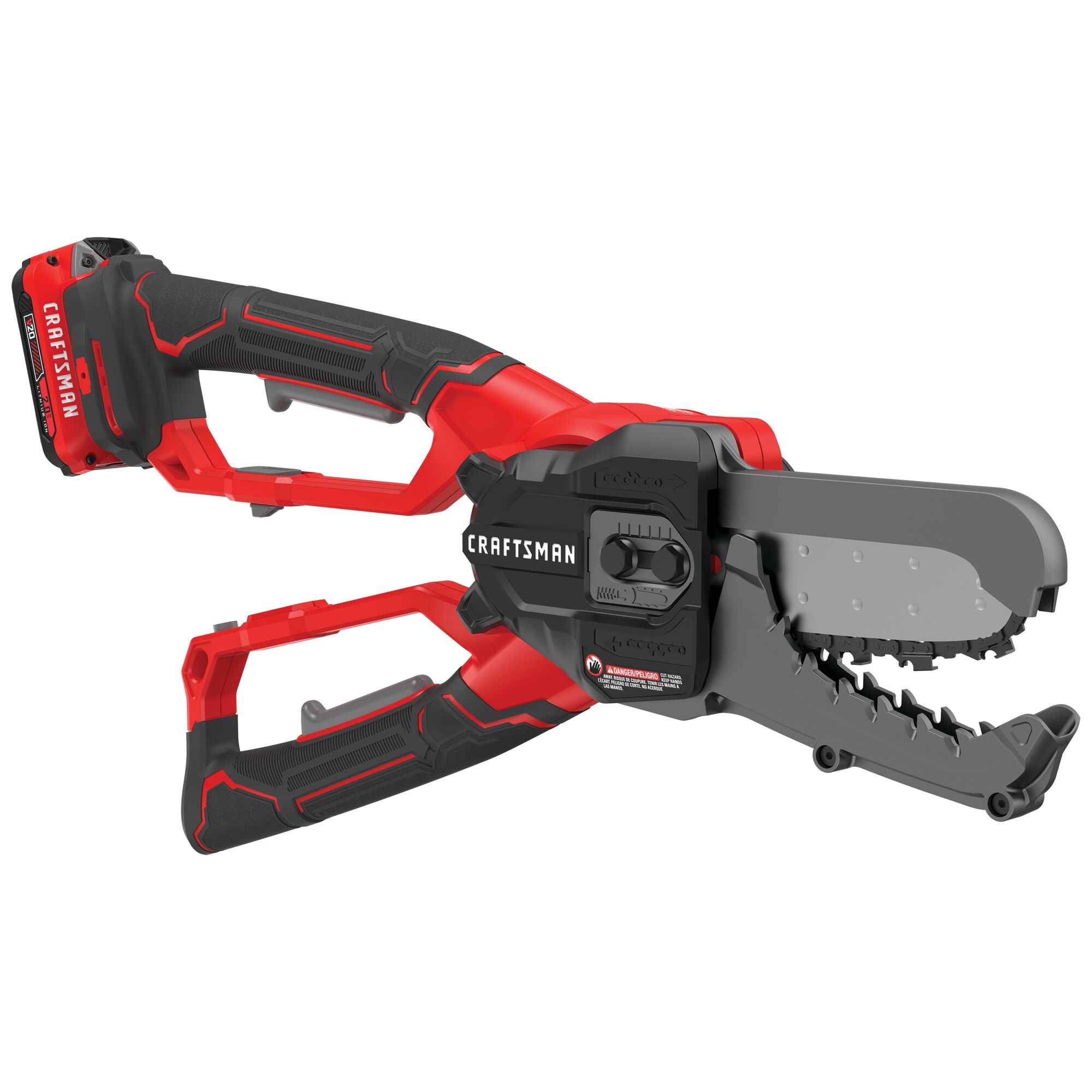 6 inch cordless compact chainsaw lopper kit 2 amp hour.