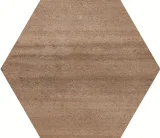 Cotto Moderno Marron 8″ Hex