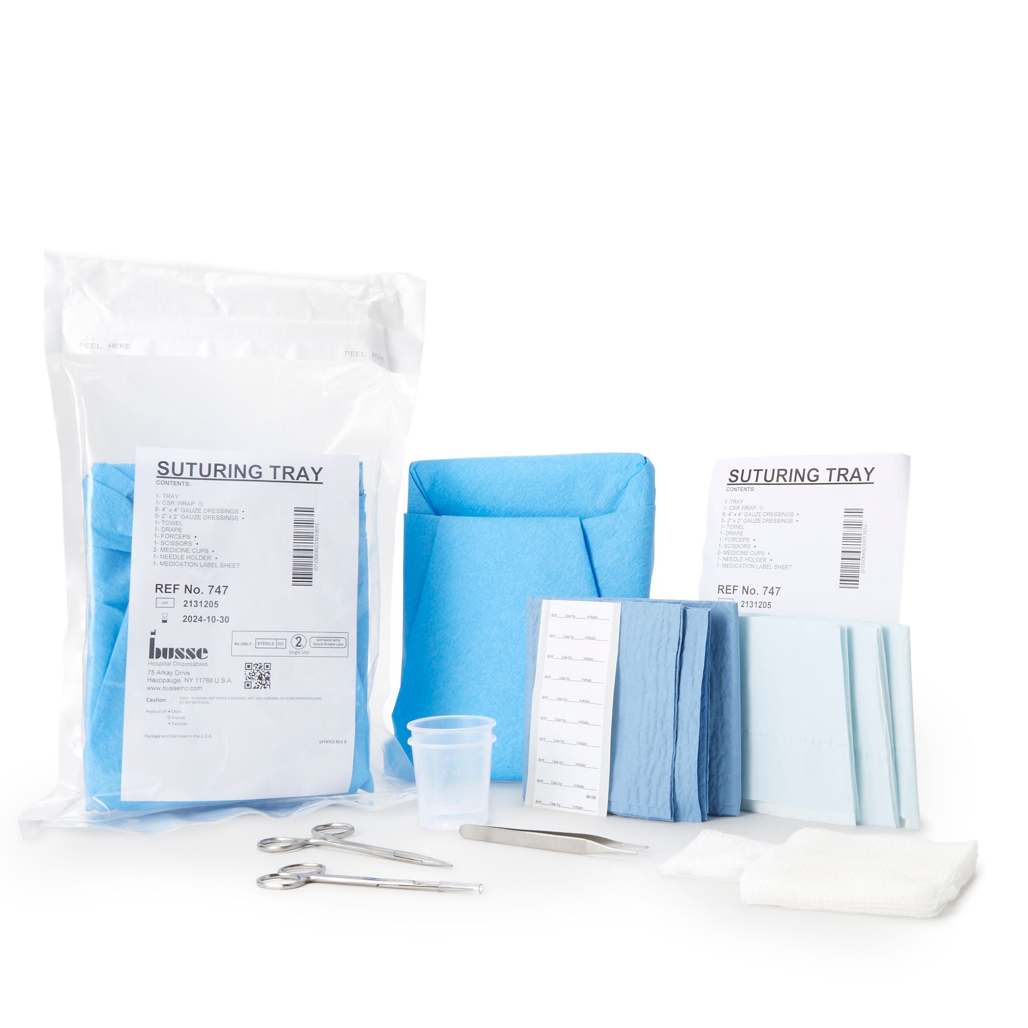 Busse Suturing Tray