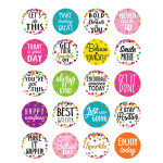 Teacher Created Resources&reg; Confetti Words to Inspire Stickers, Pack of 120 TCR5909