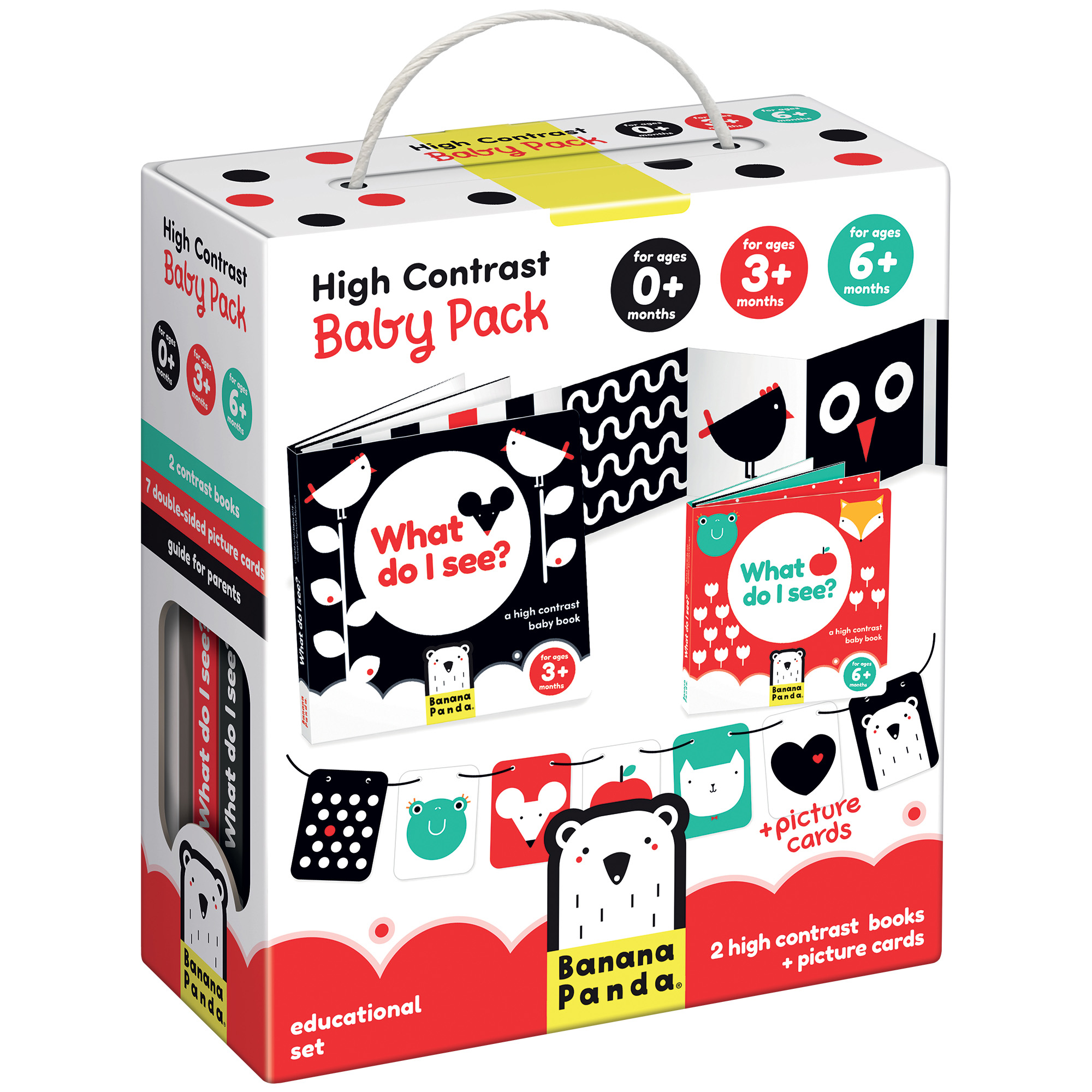 Banana Panda High Contrast Baby Pack image number null