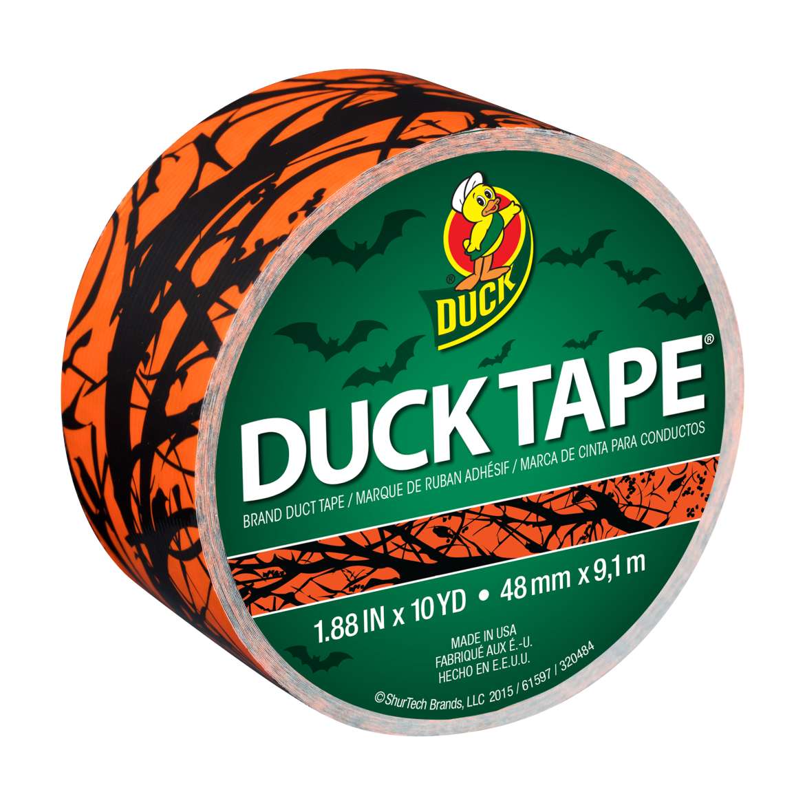 Printed Duck Tape® Brand Duct Tape - Spooky Trees, 1.88 in. x 10 yd. Image