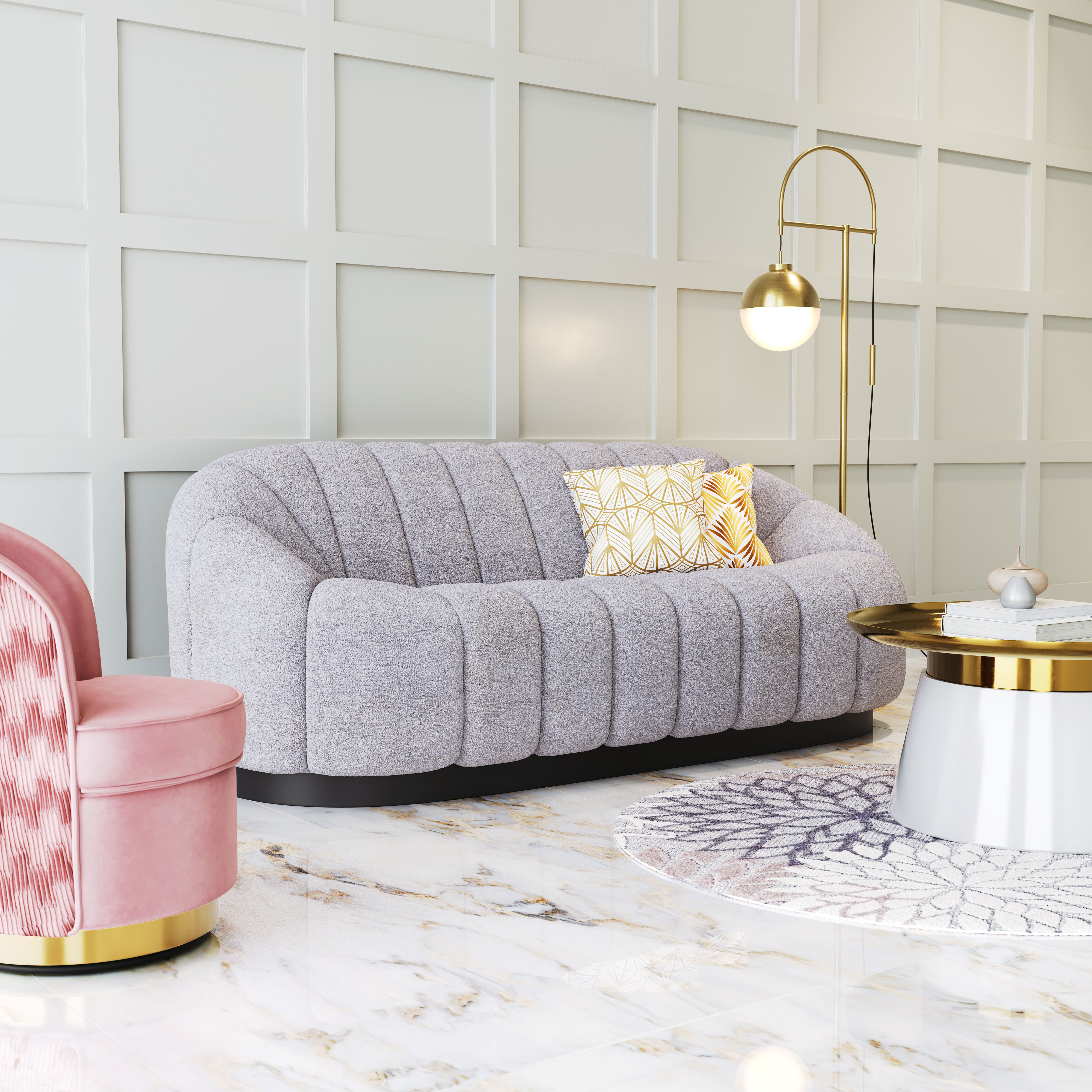 Bhutan Sofa Light Gray product image