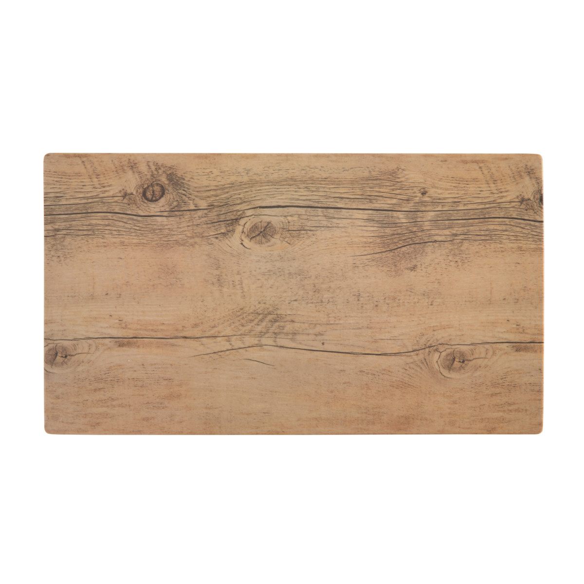 Melamine "Wood" Platter 18x10"