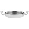 10-inch Miramar® display cookware oval 18-8 grade stainless steel au gratin pan in mirror finish