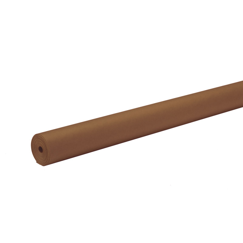 Colored Kraft Duo-Finish Paper, 48" x 200', Brown, 1 Roll