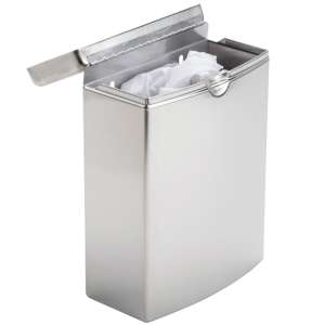 Bobrick, ConturaSeries, ConturaSeries, Surface-Mounted Sanitary Napkin Disposal, Stainless Steel