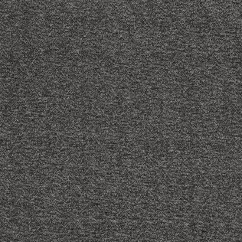 Dark gray pebbled fabric surface (textile or leather-like) fills the frame, displaying fine, irregular grain; evenly lit, neutral background with no visible objects or depth cues.
