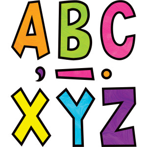 Brights 4Ever 7" Fun Font Letters, Pack of 120