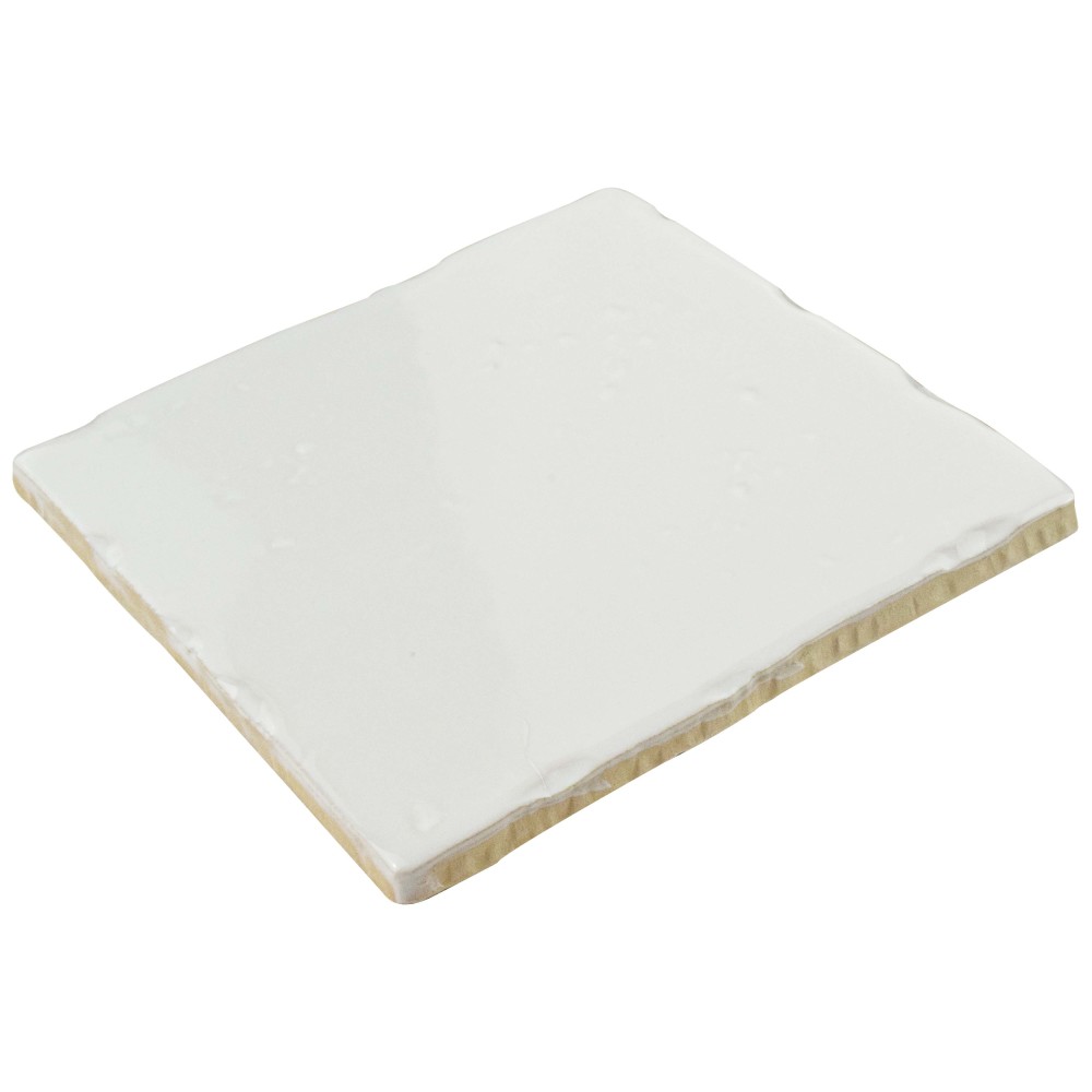 Novecento Square Blanco Viejo 5-1/8 in. x 5-1/8 in. Ceramic Wall Tile