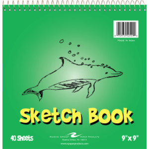 Kid's Sketch Book, 9" x 9", 40 Sheets