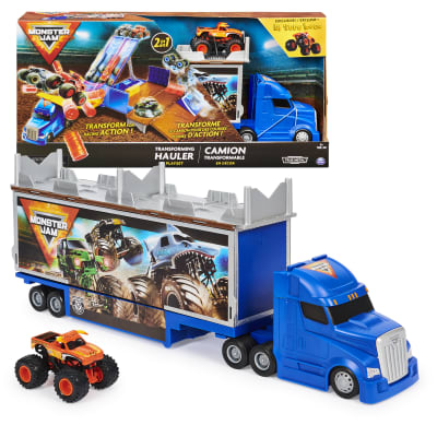Monster Jam, 2-in-1 Transforming Hauler Playset