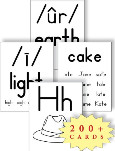 Memoria Press Phonics Flashcards