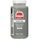 Apple Barrel Acrylic Paint Matte 16oz. Pewter Gray