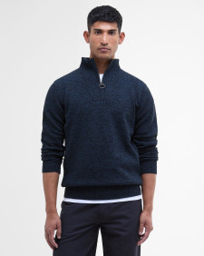 Essential Half-Zip Jumper Navy Mix