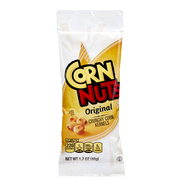 CORN NUTS Original Crunchy Corn Kernels Snack, 1.7 Oz. Pack of 126 . C1CB - Front Center Inner Pack (Hi Res)