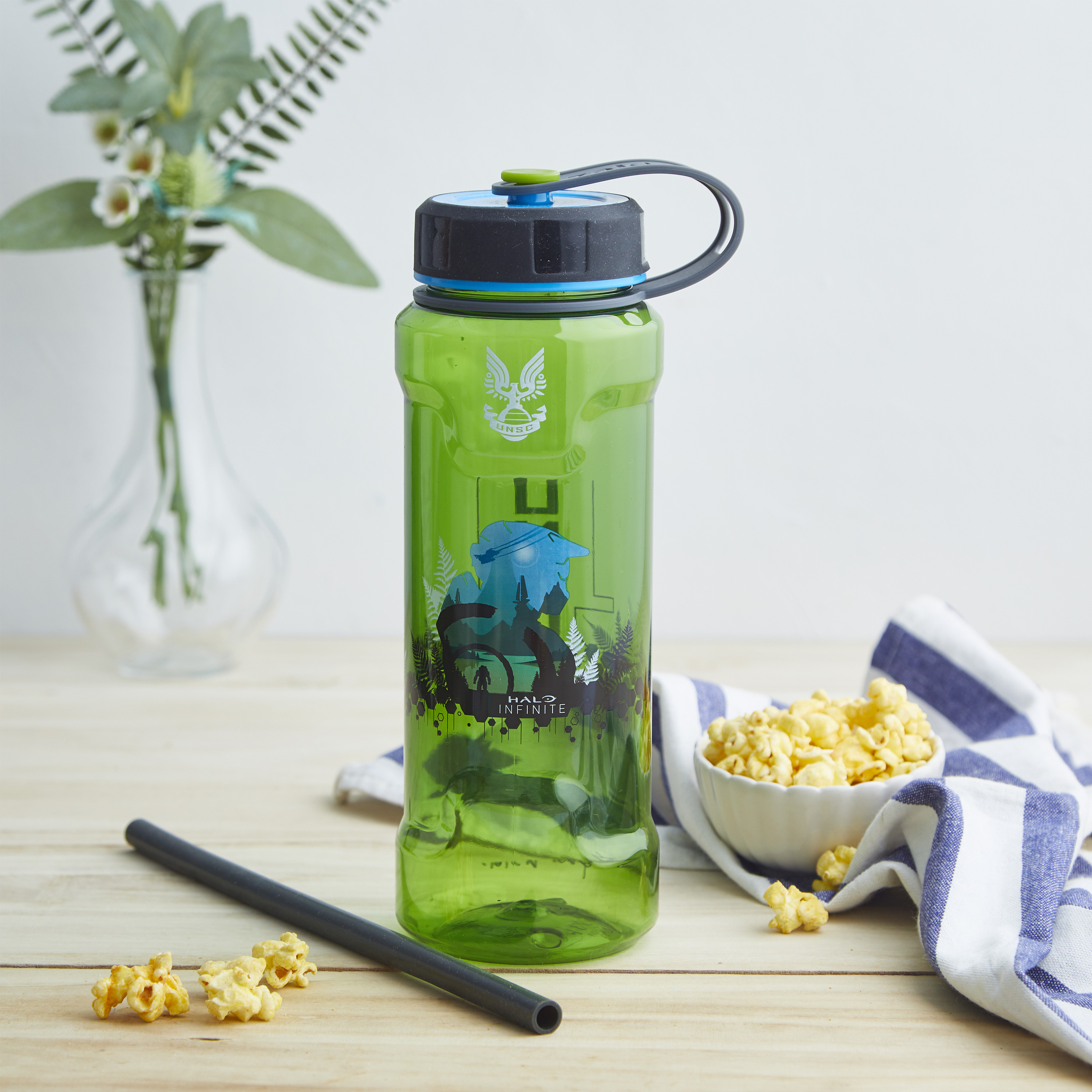 Halo 36 ounce Reusable Plastic Water Bottle, United Nations Space Command slideshow image 8 Halo 36 ounce Reusable Plastic Water Bottle, United Nations Space Command slideshow image 8