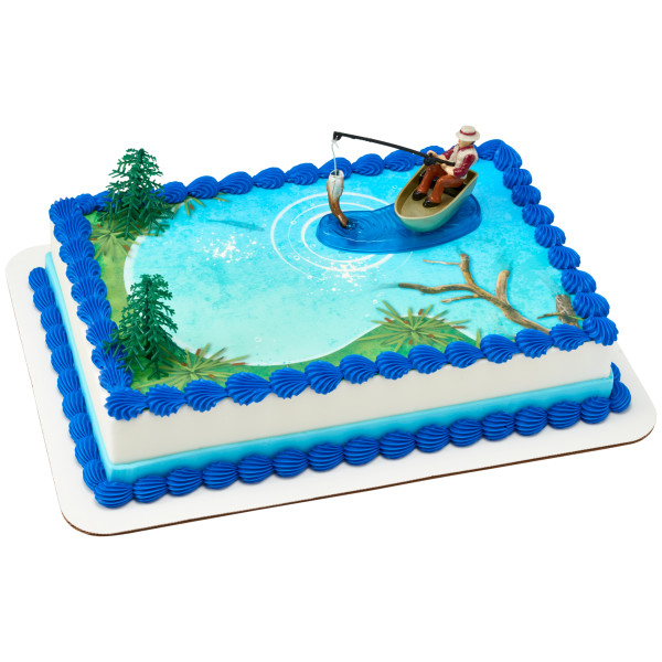 Fisherman with Action Fish DecoSet®