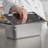 Third-size Super Pan 3® solid stainless steel cover