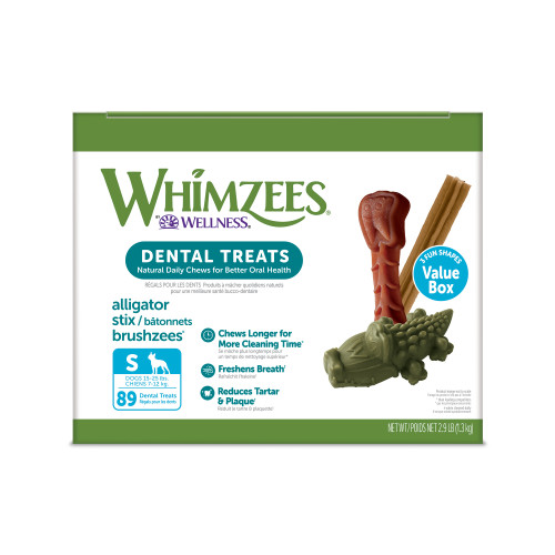 WHIMZEES Variety of Shapes Front packaging