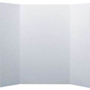 Corrugated Project Board, 1-Ply, 36" x 48", White, Box of 24
