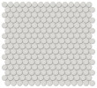 Studio French Gray 3/4″ Penny Round Mosaic Matte