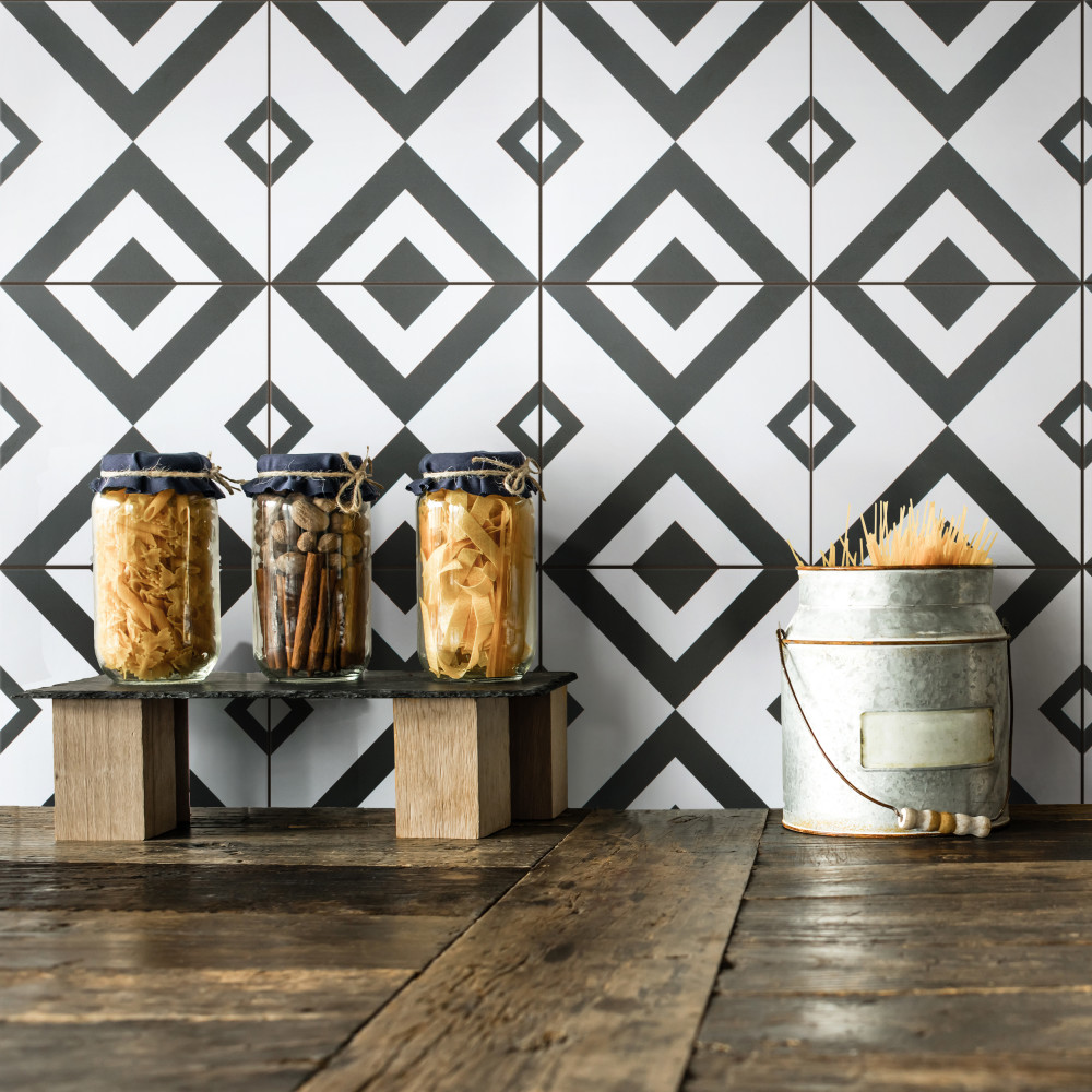Brixton II 17.63x17.63 Square Ceramic Floor and Wall Digital Pattern