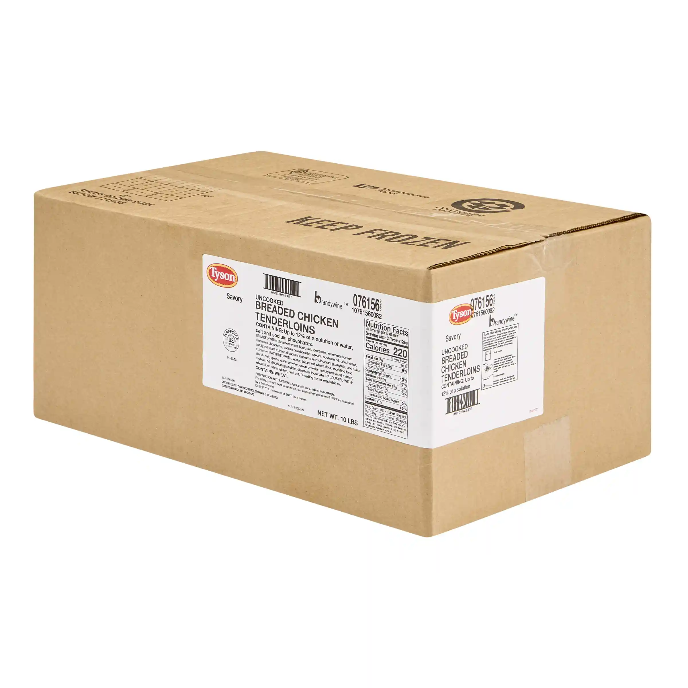 Tyson® Brandywine™ Uncooked Breaded Savory Chicken Tenderloins_image_5