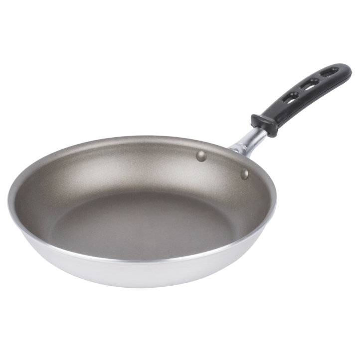 10-inch Wear-Ever® aluminum fry pan with PowerCoat2™ nonstick coating and TriVent silicone handle