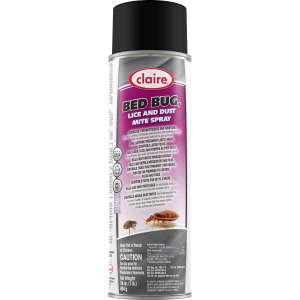 Claire,  Bed Bug, Lice and Dust Mite Spray,  20 oz Aerosol Can
