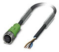 Sensor/Actuator Cable PUR Halogen-Free Black Polyurethane 22 AWG 4A Brown/White/Blue/Black 10 m. L
