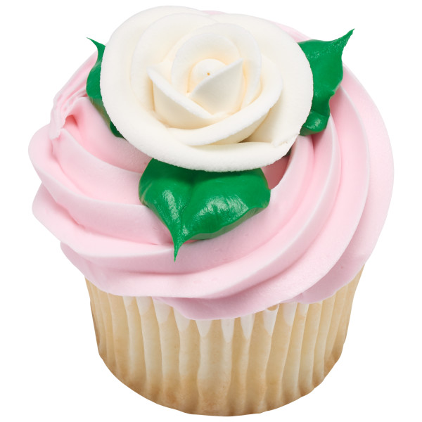 Sugarfair™ White Large Classic Sugar Rose Decorations