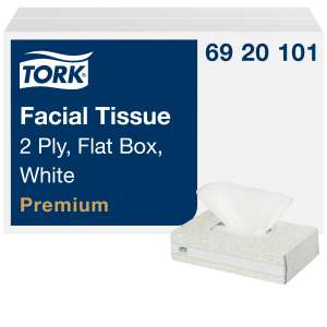 Essity, Premium, Facial Tissue, 2 ply, White