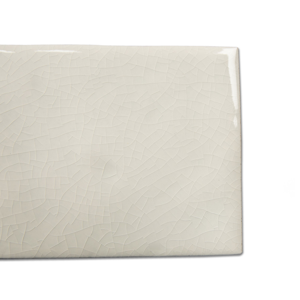 Menorca White 2-1/2 in. x 12-7/8 in. Ceramic Wall Tile