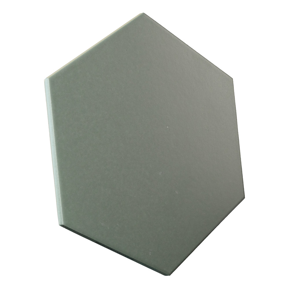 Textile Basic Hex Moss 8-5/8 in. x 9-7/8 in. Porcelain Floor and Wall Tile