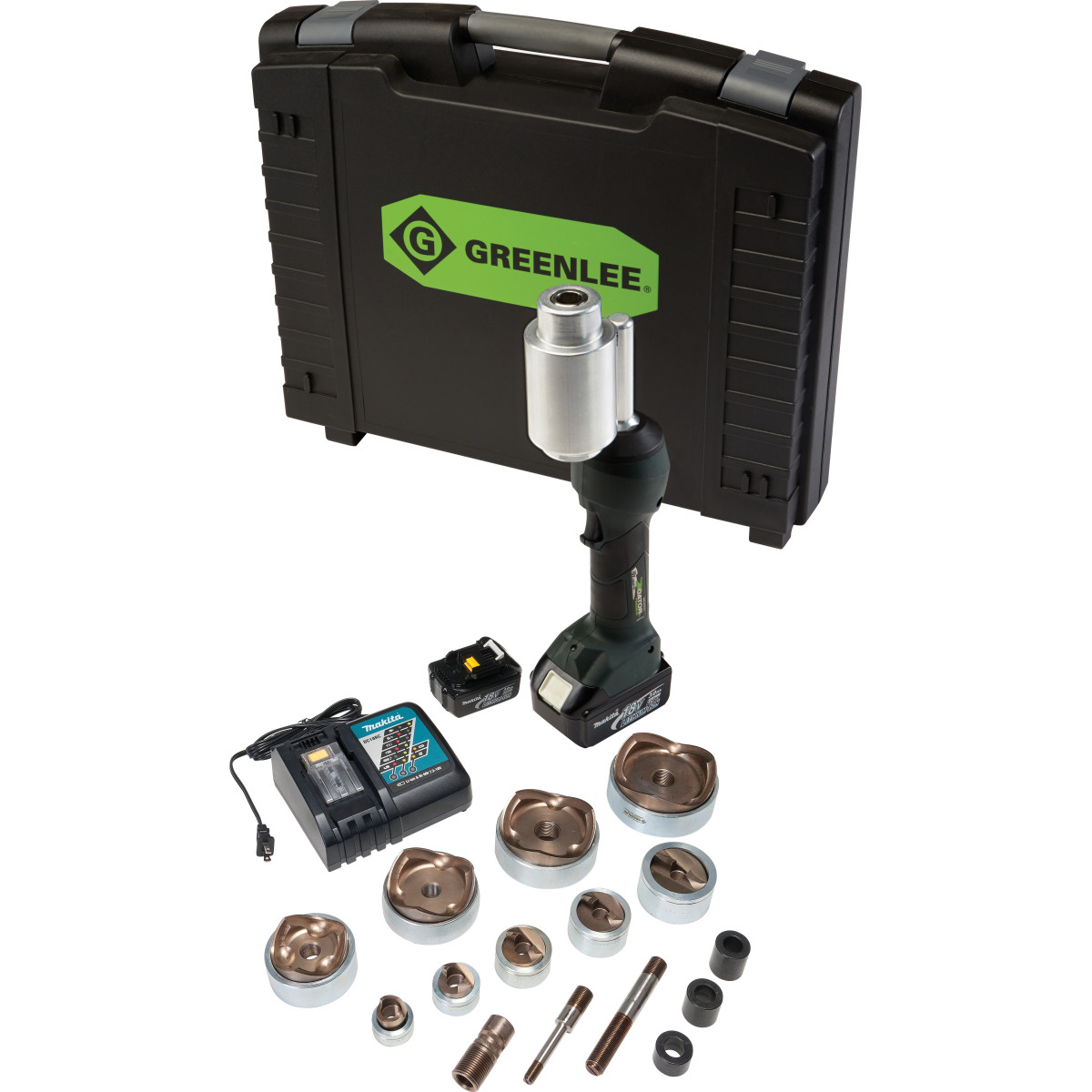 LS100X11SS4 GREENLEE INTELLIPUNCH 11-TON SET, SS 1/2